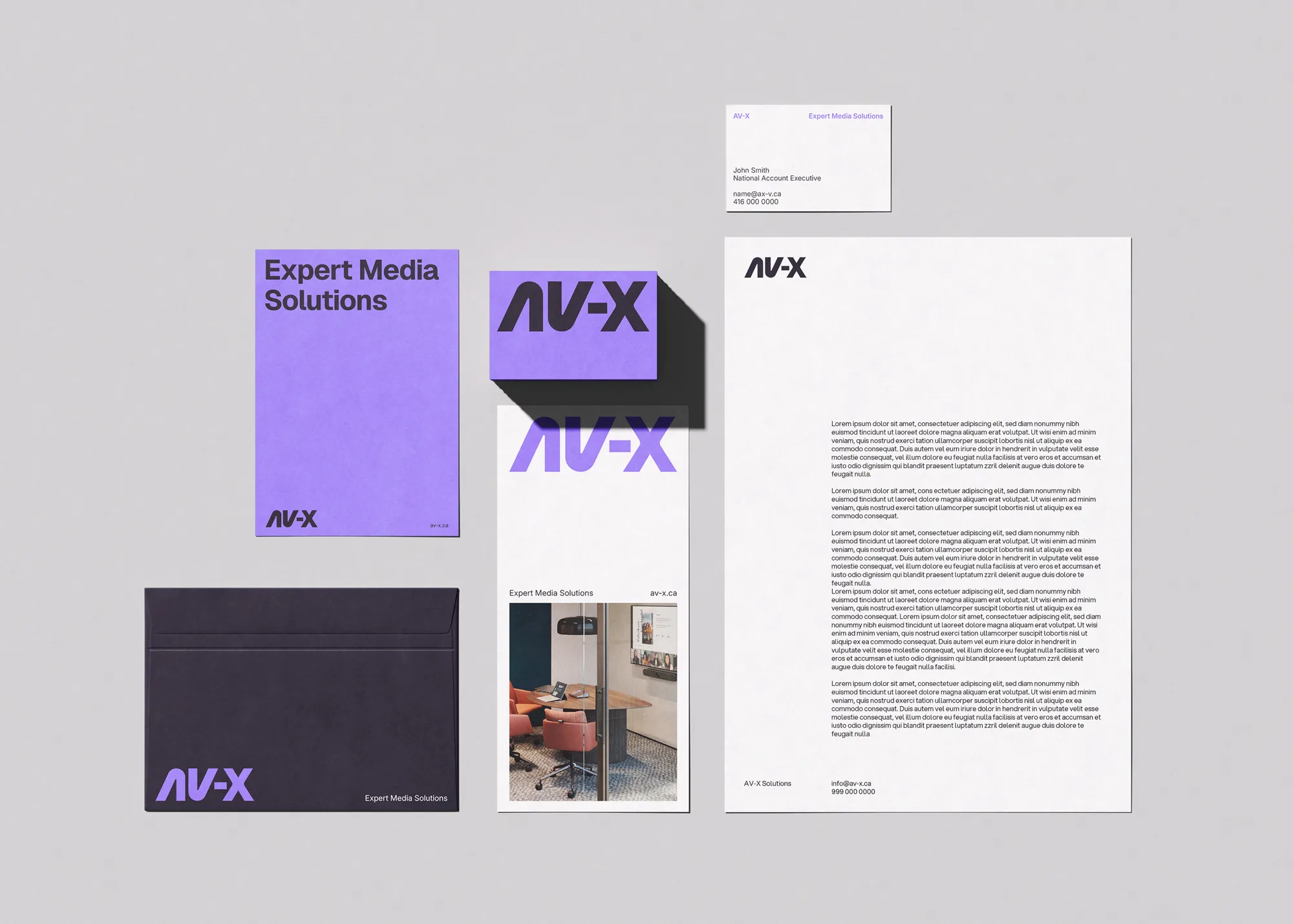 av-x stationery brand package