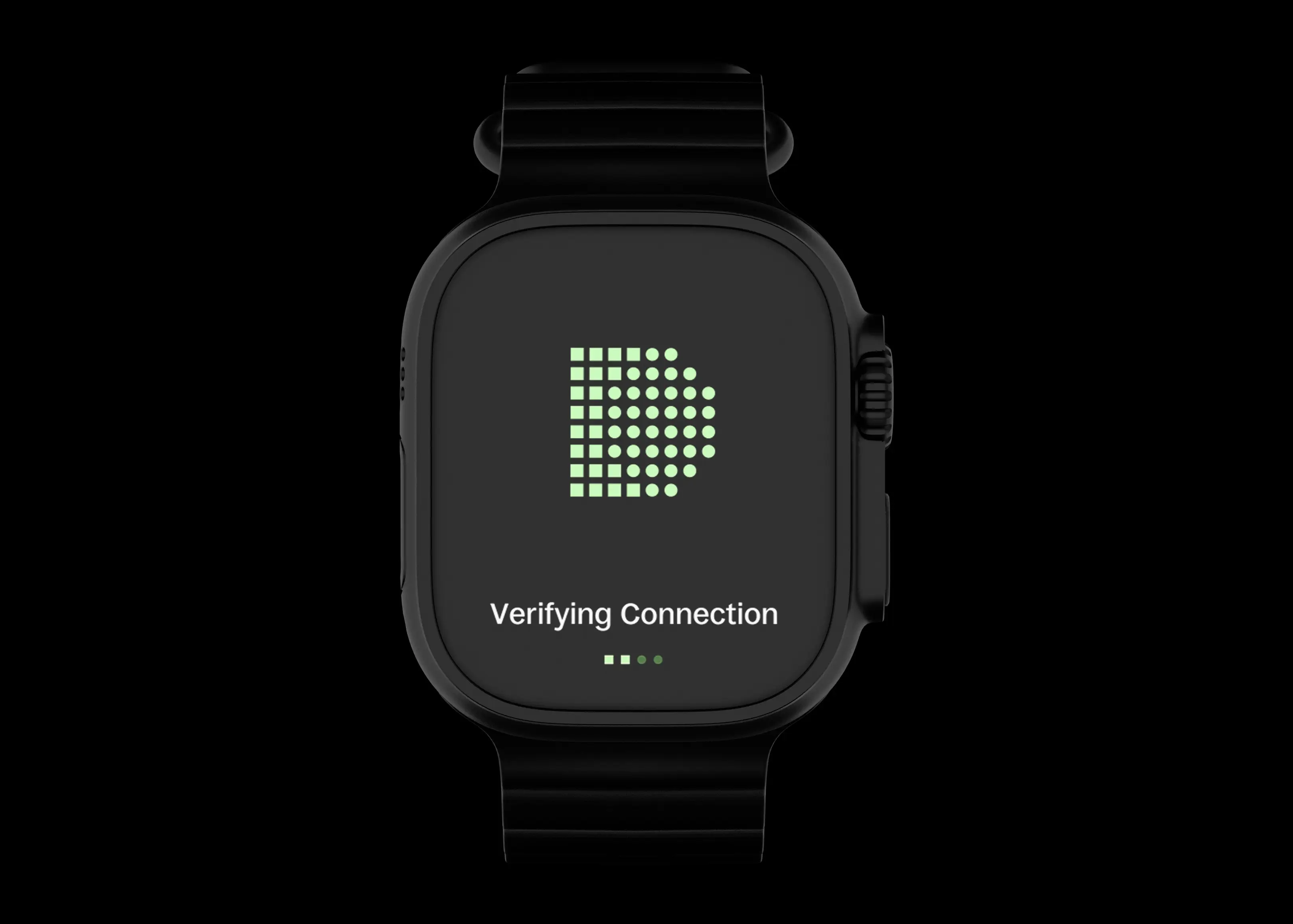 loading connection on apple watch