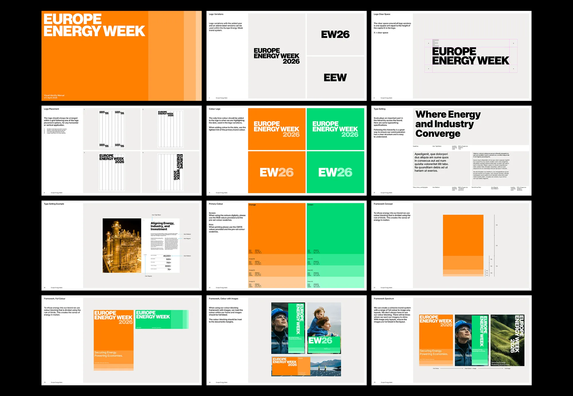 europe energy week brand guide pages