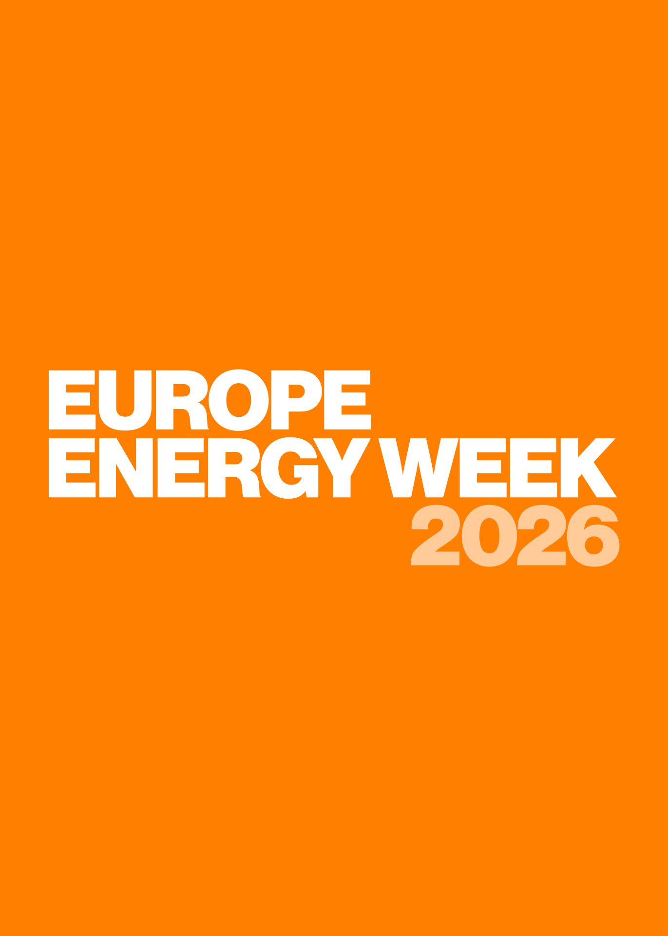europe energy week logo with year on colour